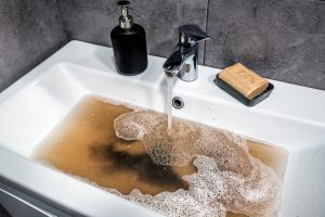 clogged bathroom sink