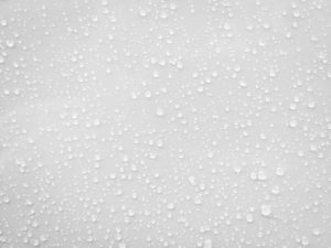 Water drops on toilet surface