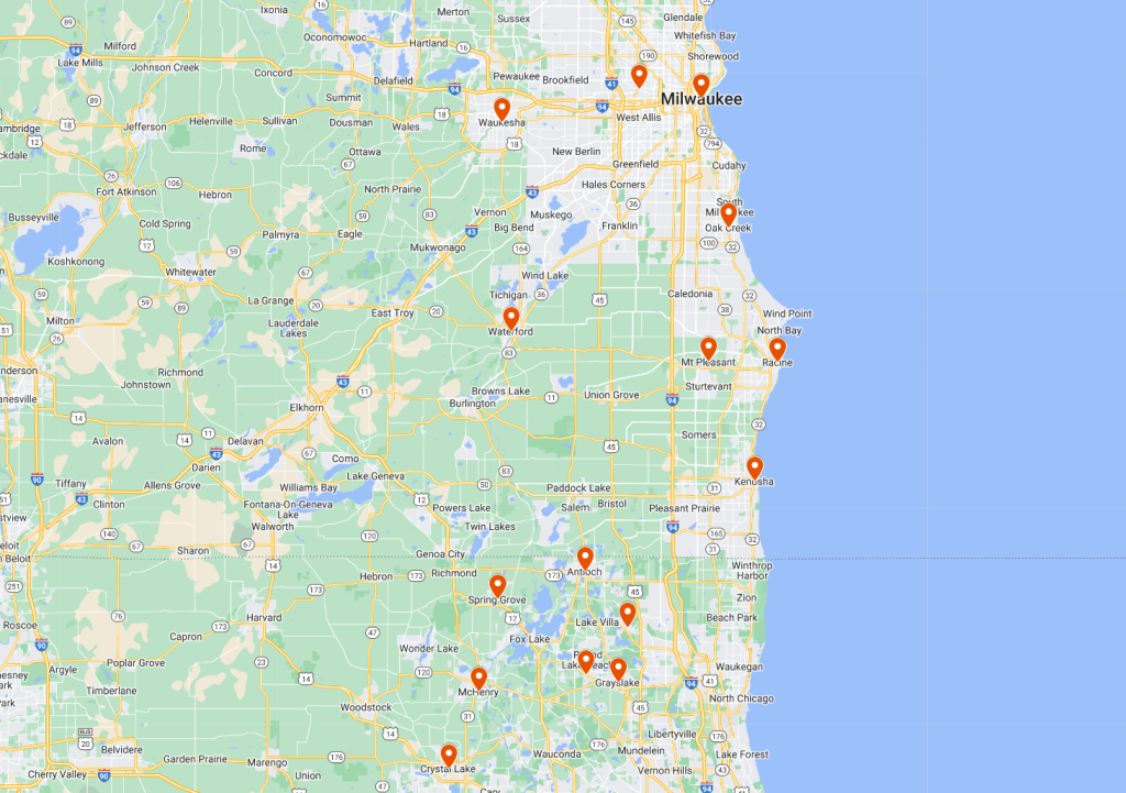 Wally Blanton location map