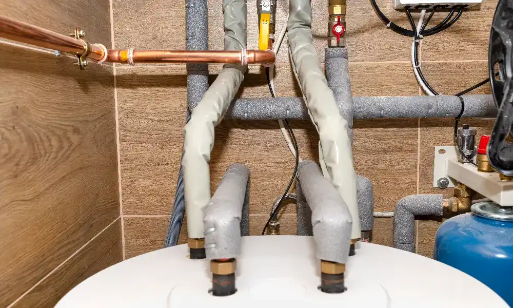 water heater overflow pipe leaking