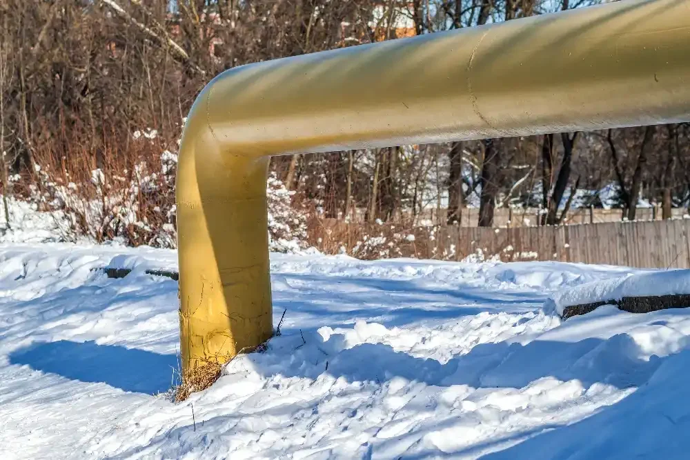 can a propane gas line freeze